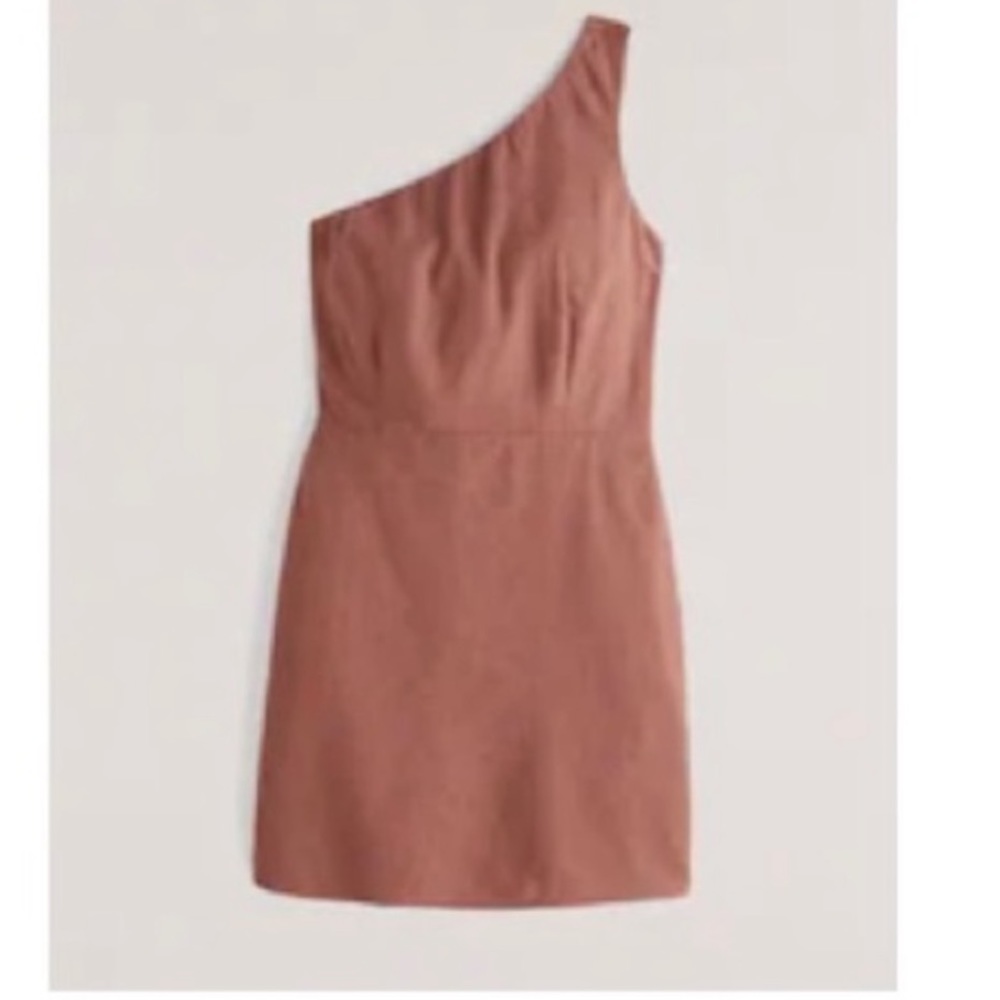 Abercrombie Linen One Shoulder Dress